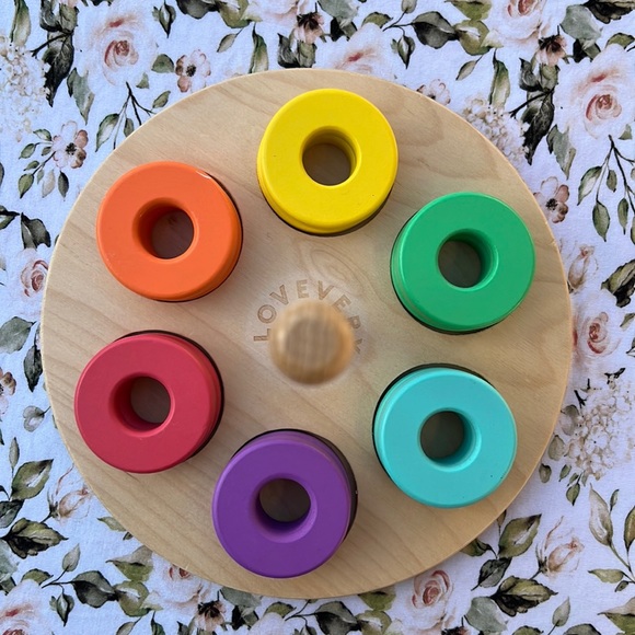 Lovevery Flexible Wooden Stacker - Picture 3 of 6